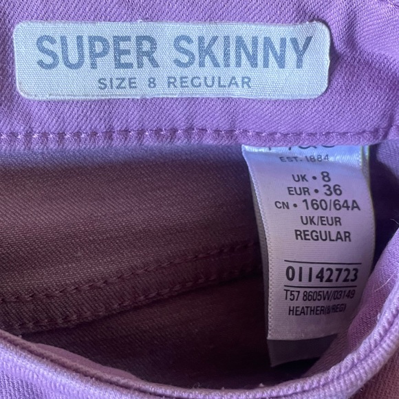 Marks and Spencer Lavender stretchable skinny jeans - Picture 3 of 6